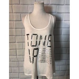 NWT Material Girl Tank Top Tone Up Racerback Gym
